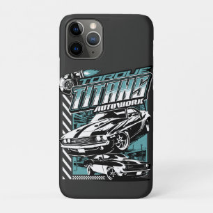 TORQUE TITANS AUTOWORKS - USA LEGEND CARS iPhone 11 PRO CASE