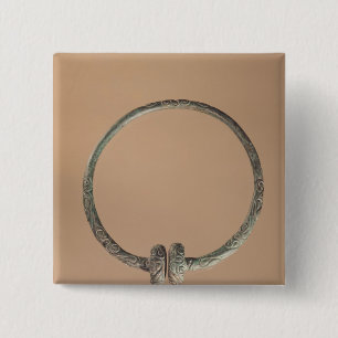 Torque with ternary designs, 5th-4th century BC Pinback Button