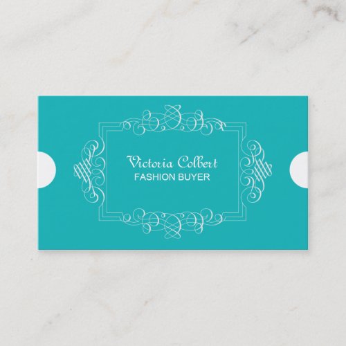 Torquoise Elegant Business Card Template