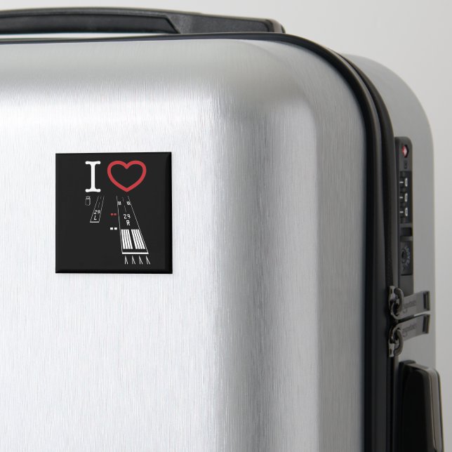 Torrance Airport Runways 29L and 29R - magnet (In Situ (Luggage))