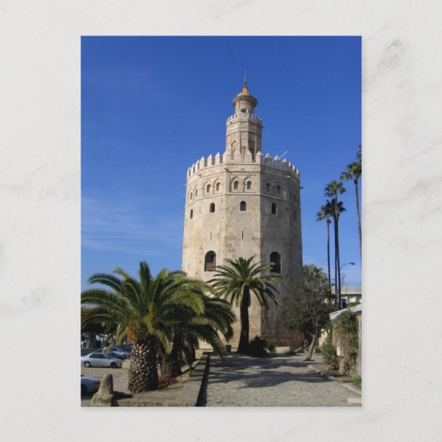 Torre del Oro The Gold Tower - Spain Postcard (Front)