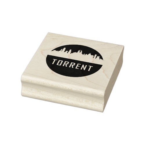 torrent  cities of Spain Rubber Stamp