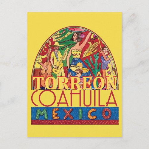 TORREON Mexico Postcard