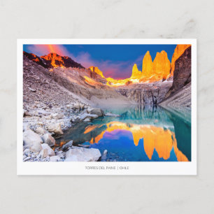 Torres del Paine, Chile Holiday Postcard