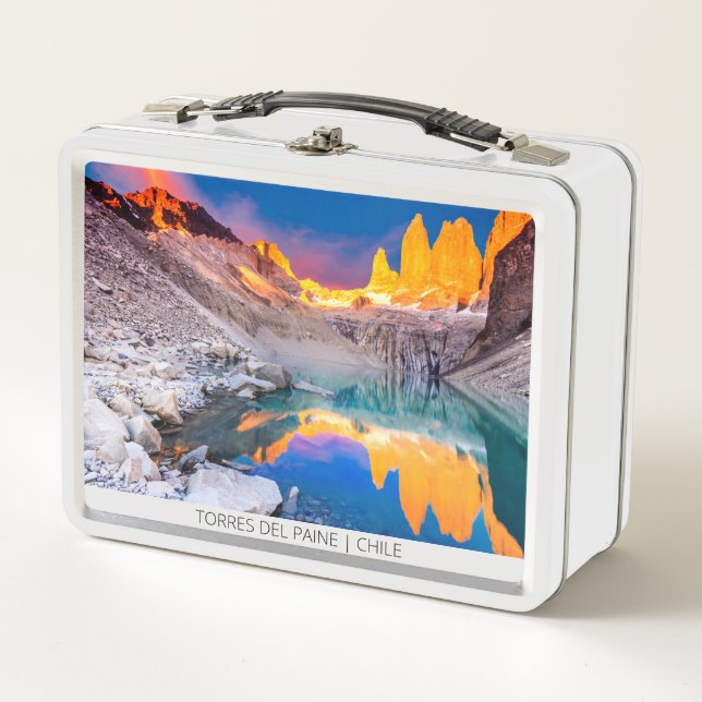 Torres del Paine, Chile Metal Lunch Box (Front)