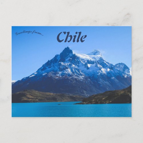 Torres Del Paine Chile Postcard