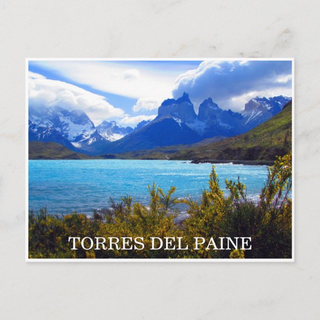 torres del paine chile postcard (Front)