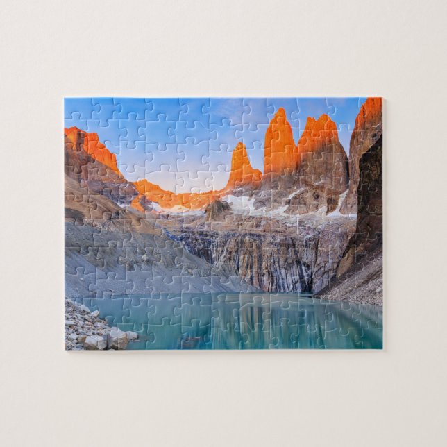 Torres Del Paine National Park, Chile. Jigsaw Puzzle (Horizontal)