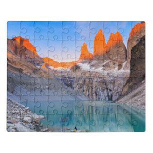 Torres Del Paine National Park, Chile. Jigsaw Puzzle