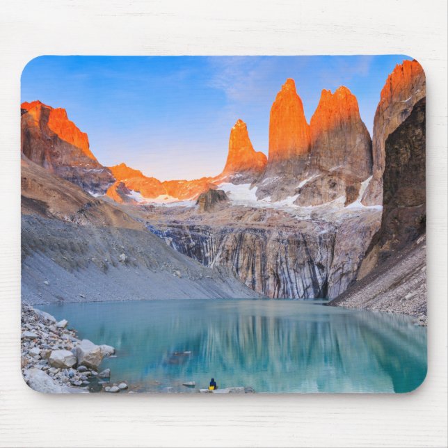 Torres Del Paine National Park, Chile.  Mouse Pad (Front)