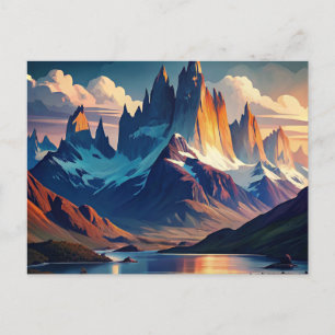 Torres del Paine National Park Chile Postcard