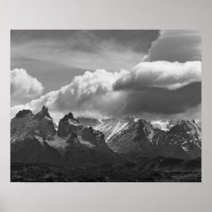Torres Del Paine National Park, Cuernos and Poster