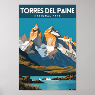 Torres Del Paine National Park Traveler Poster