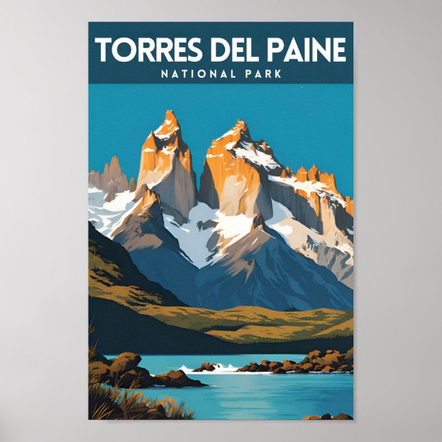 Torres Del Paine National Park Traveler Poster (Front)