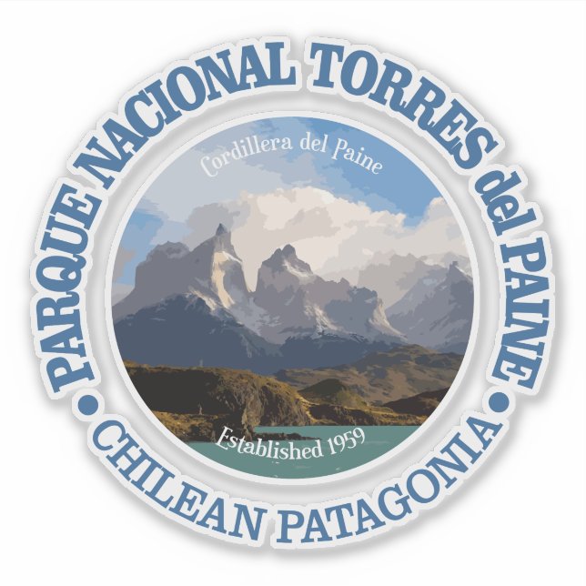 Torres del Paine NP Sticker (Front)