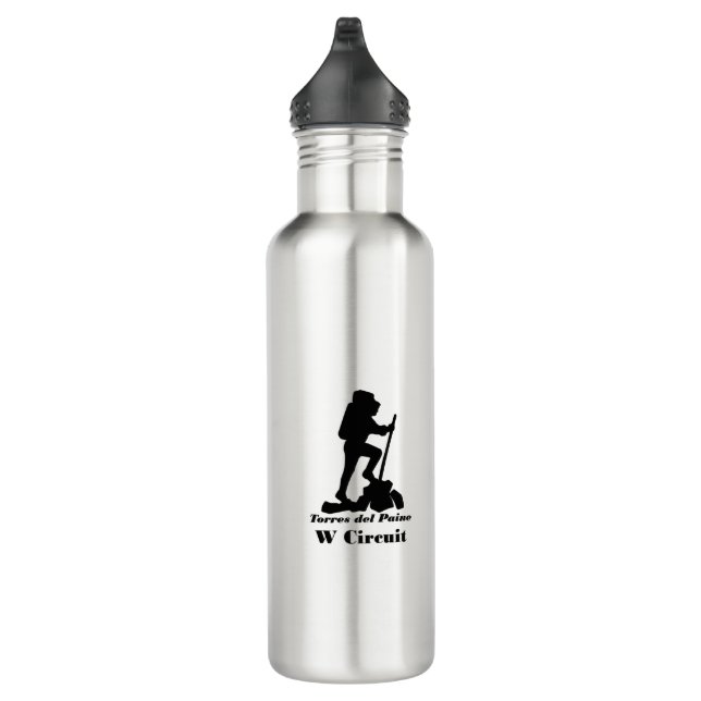 Torres del Paine - W Circuit - Hiking  Stainless Steel Water Bottle (Right)