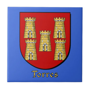 Torres Family Shield Ceramic Tile
