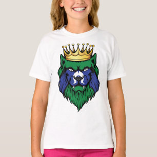 Torres Strait Islands  Lion King Flag T-Shirt