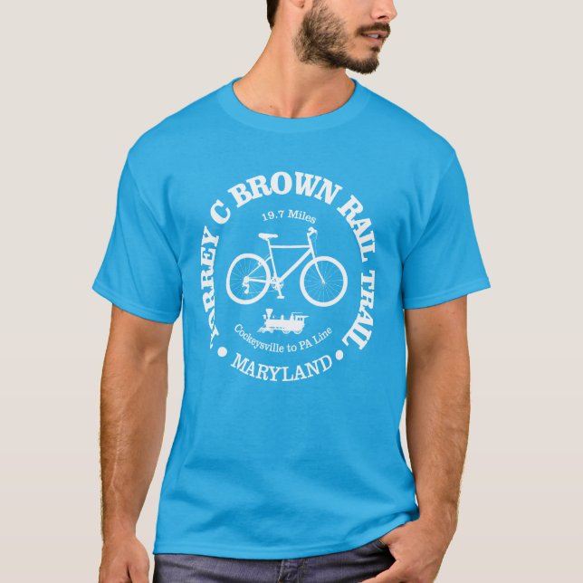 Torrey C Brown Rail Trail (cycling) T-Shirt (Front)