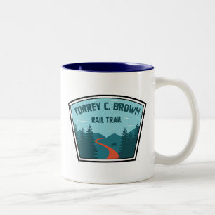 Torrey C. Brown Rail Trail Maryland Two-Tone Coffee Mug