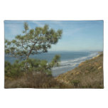 Torrey Pine and California Coastline Cloth Placemat