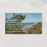 Torrey Pine and California Coastline Landscape Business Card