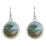 Torrey Pine and California Coastline Landscape Earrings