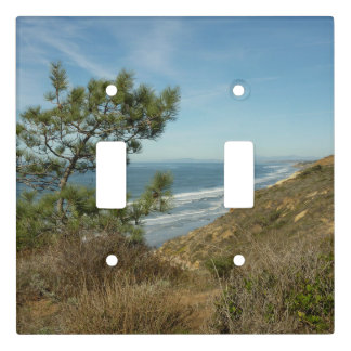 Torrey Pine and California Coastline Landscape Light Switch Cover