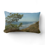 Torrey Pine and California Coastline Landscape Lumbar Pillow