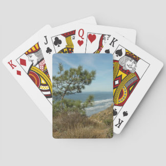 Torrey Pine and California Coastline Landscape Poker Cards