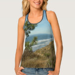 Torrey Pine and California Coastline Landscape Tank Top