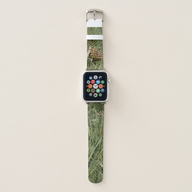 Torrey Pine Closeup California Botanical Apple Watch Band (Front)