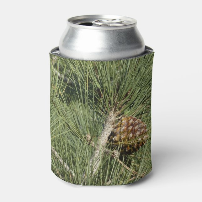 Torrey Pine Closeup California Botanical Can Cooler (Can Front)