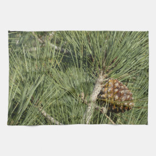 Torrey Pine Closeup California Botanical Kitchen Towel