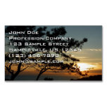 Torrey Pine Sunset I California Landscape Business Card Magnet