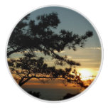 Torrey Pine Sunset I California Landscape Ceramic Knob