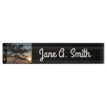 Torrey Pine Sunset I California Landscape Desk Name Plate