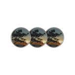 Torrey Pine Sunset I California Landscape Golf Ball Marker