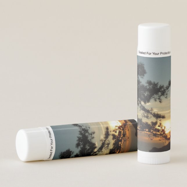 Torrey Pine Sunset I California Landscape Lip Balm (Front)