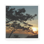 Torrey Pine Sunset I California Landscape Napkins