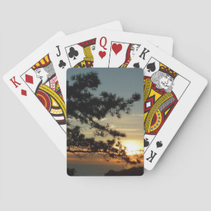 Torrey Pine Sunset I California Landscape Poker Cards