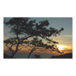 Torrey Pine Sunset I California Landscape Rectangular Sticker