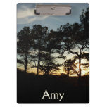 Torrey Pine Sunset II California Landscape Clipboard