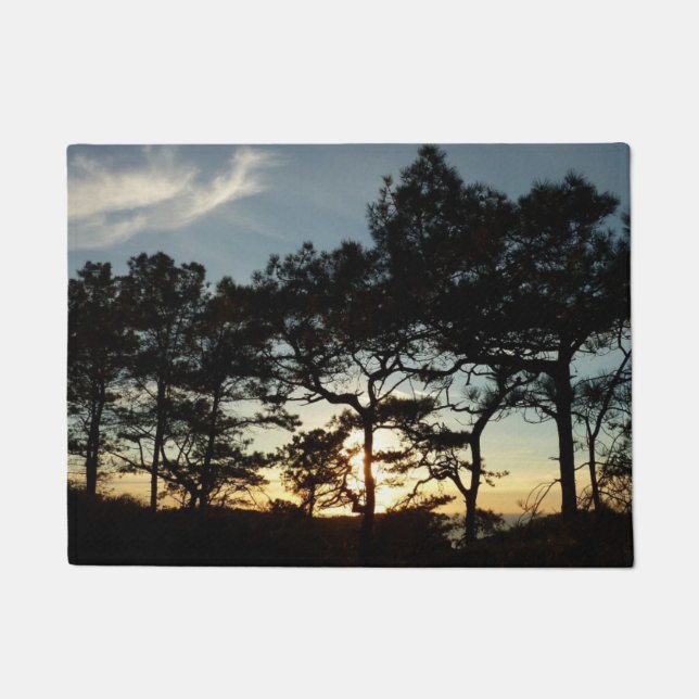 Torrey Pine Sunset II California Landscape Doormat (Front)