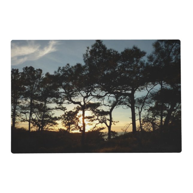 Torrey Pine Sunset II California Landscape Placemat (Front)