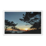 Torrey Pine Sunset III California Landscape Acrylic Tray