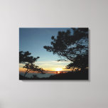 Torrey Pine Sunset III California Landscape Canvas Print