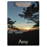 Torrey Pine Sunset III California Landscape Clipboard