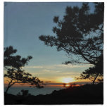Torrey Pine Sunset III California Landscape Cloth Napkin