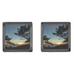 Torrey Pine Sunset III California Landscape Cufflinks